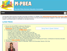 Tablet Screenshot of mpbea.org